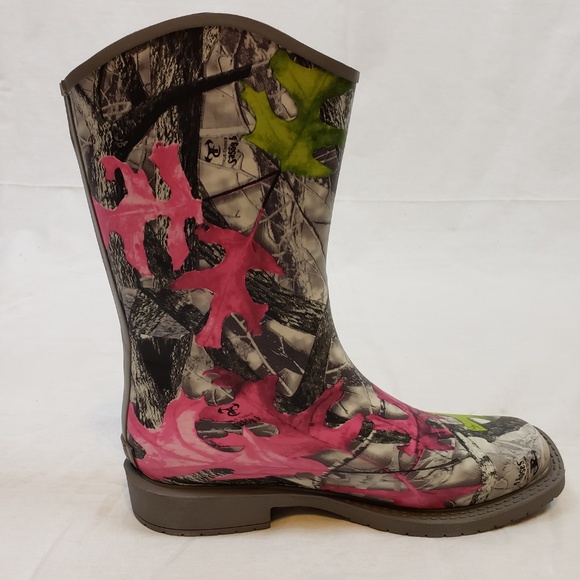 Smoky Mountain Ladies Camo Rainboot Wellie Mucker - Picture 3 of 8